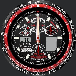  Citizen Red Arrows Eco Drive  U600