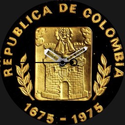 Gold, Columbia, Medellin Tercentenary, 2000 Pesos, 1975