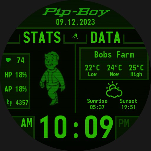 Sojacs Pip Boy in green