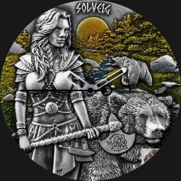 Silver, Solveig Valkyries, 10 Marks, 2023