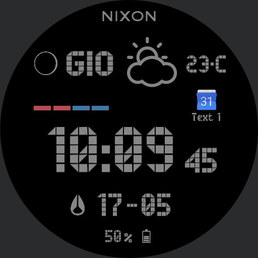 Nixon Super Unit Grey Custom Surf New Copy