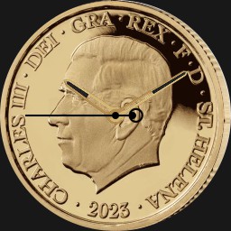 Gold, St. Helena, 1 Guinea, 2023