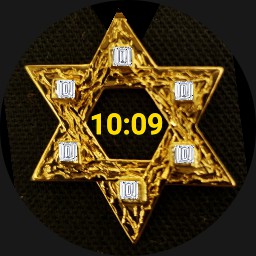 JEWISH STAR OF DAVID w/ Blinking Diamonds - WOS6 -- Furmaniac