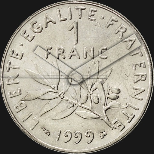 1 Franc pice monnaie classic 519