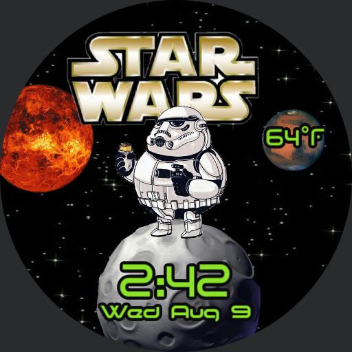 Star Wars by Face Pop Watchface Wear