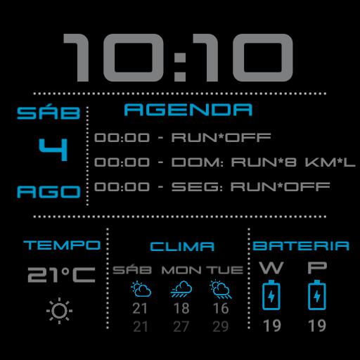 black  blue Material Square Copy