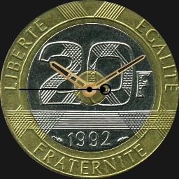 Tri-metallic, Mont St. Michel, France, 1992