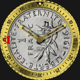 Monnaie France 20e 1Frc