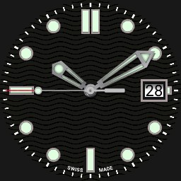 Q C-master Diver 300M BLACK ADF