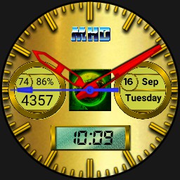 Golden earth watch 