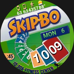 SKIP-BO Cards Tell Time - WOS6