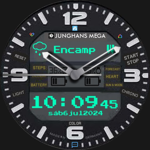 JUNGHANS Mega Color • WatchMaker the world's largest watch face platform