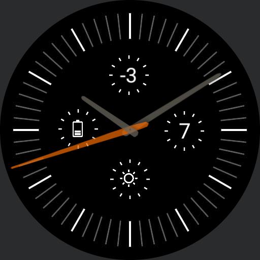 Analog clock for runners • WatchMaker the world's largest watch face