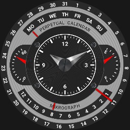 Brute MIKROGRAPH Perpetual Calendar Retrograde Seconds Watch