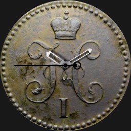 Copper, Russia, 1 Kopeck by Silver,  1841  