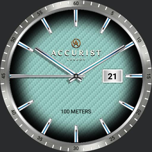 Accurist silver plated 7058 