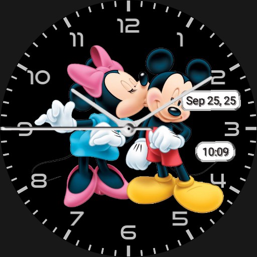 Mickey and Minnie Mouse