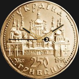  Gold, Oranta, 250 Hryven, Ukraine, 1997