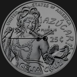 Cupronickel, Womens Quarters, Celia Cruz, 2024