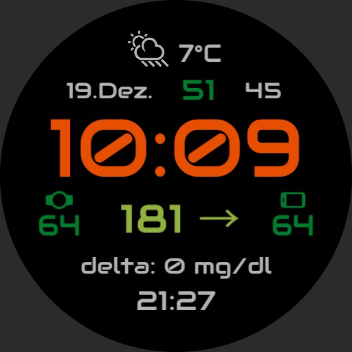 3f xdrip w5 • WatchMaker the world's largest watch face platform