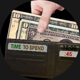 WALLETS BILLS Tell the Time w/Animation - WOS6