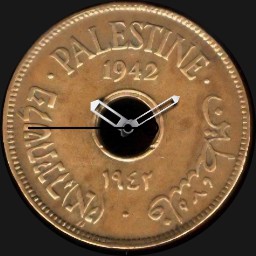 Bronze, Palestine, 10 Mils, 1942
