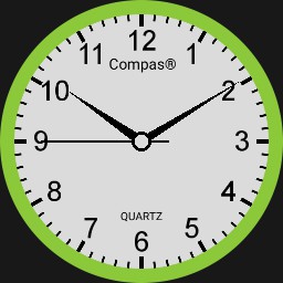 Compas clock