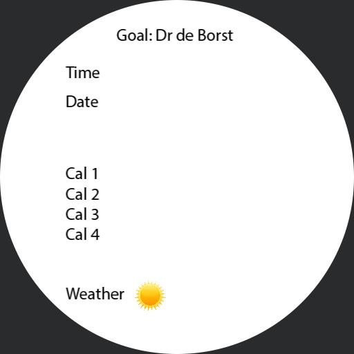 my first watchface