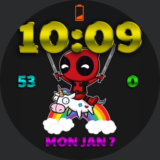 Deadpool Unicorn Chrome