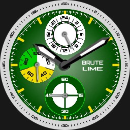Brute LIME Gmt Military Field Watch