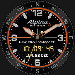 Alpina black orange ML