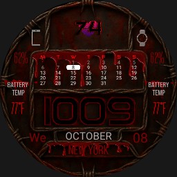 AI Watchface: Blood Red Edition 