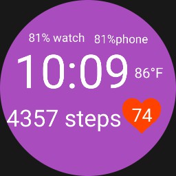 Pixel 2 custom watch face