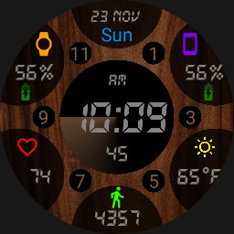 Circles with wood Copy