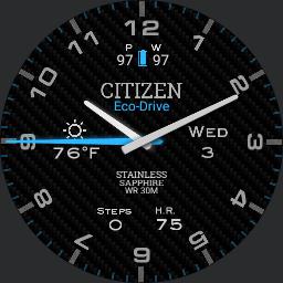 Citizen Blue Glow with Always On Mode 2.0