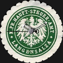 6 German Locality Seals, 10 seconds each, 7