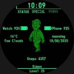 Fallout 4 Pip-Boy Watch Square Copy
