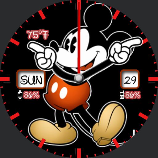 Mickey Watch - HR, Battery, Weather Copy