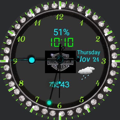 Ladies Diamond Harley special 