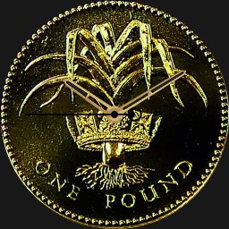 Cupronickel, UK, 1 Pound, 1985