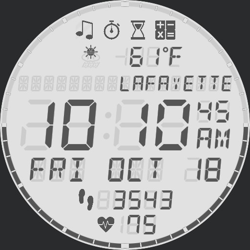 Selectable Color LCD Samsung Edition