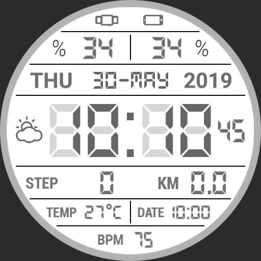 my Simple Watch LCD 2