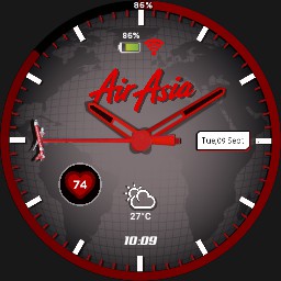 AirAsia Red Black Copy