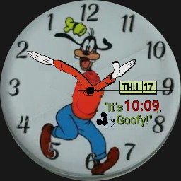 Disney GOOFY Backwards: AM PM Event, Day-Date - WOS6 ready - Furmaniac
