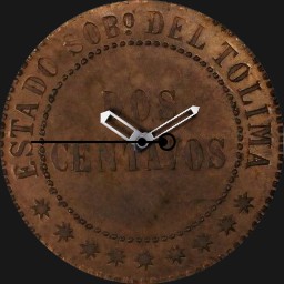 Copper, Tolima, Dos Centavos, 1890 