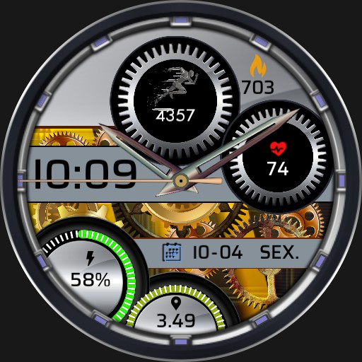 Inside the clock