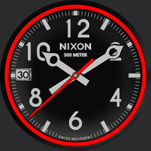 Nixon October - Black/Red