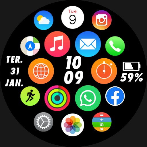 APPLE WATCH HOME SCREEN STYLE
