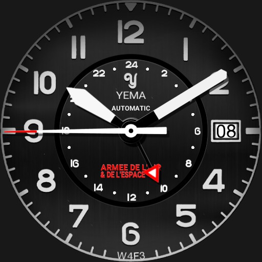 YEMA Flygraph French Air & Space Force GMT Black Limited Edition 