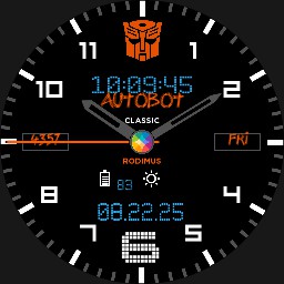 Transformers Orange Galaxy Watch 8 Classic